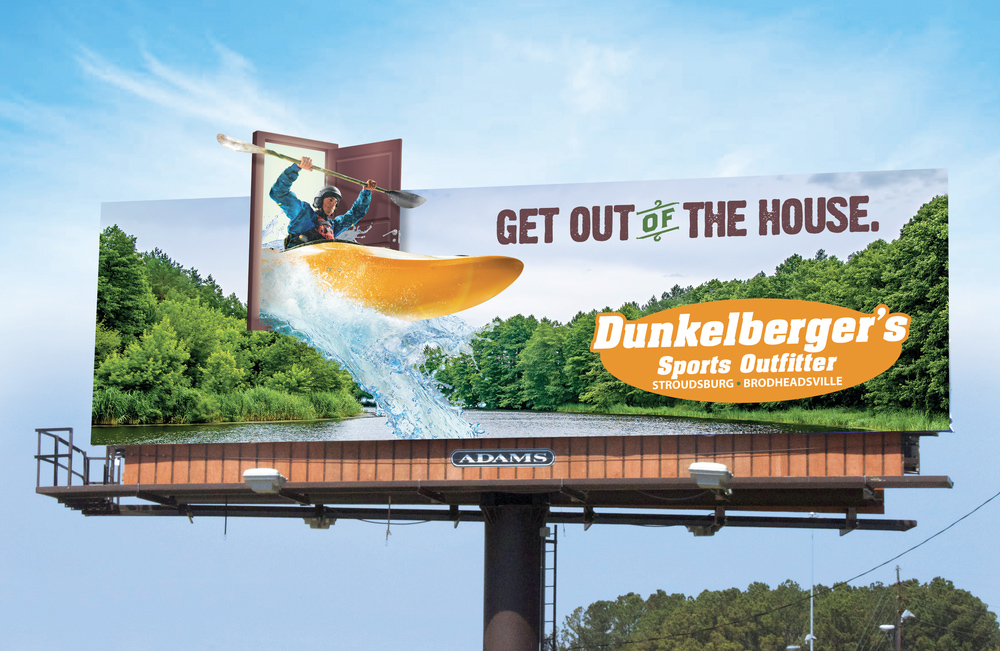 Eastern PA sports outfitters billboard