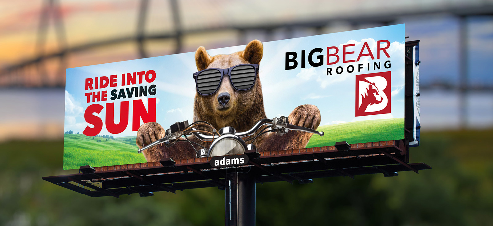 Big Bear Roofing Charleston billboard