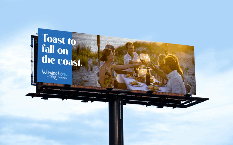Adams Outdoor billboard along the Carolina coast expanding advertising reach from Myrtle Beach to Wilmington.
