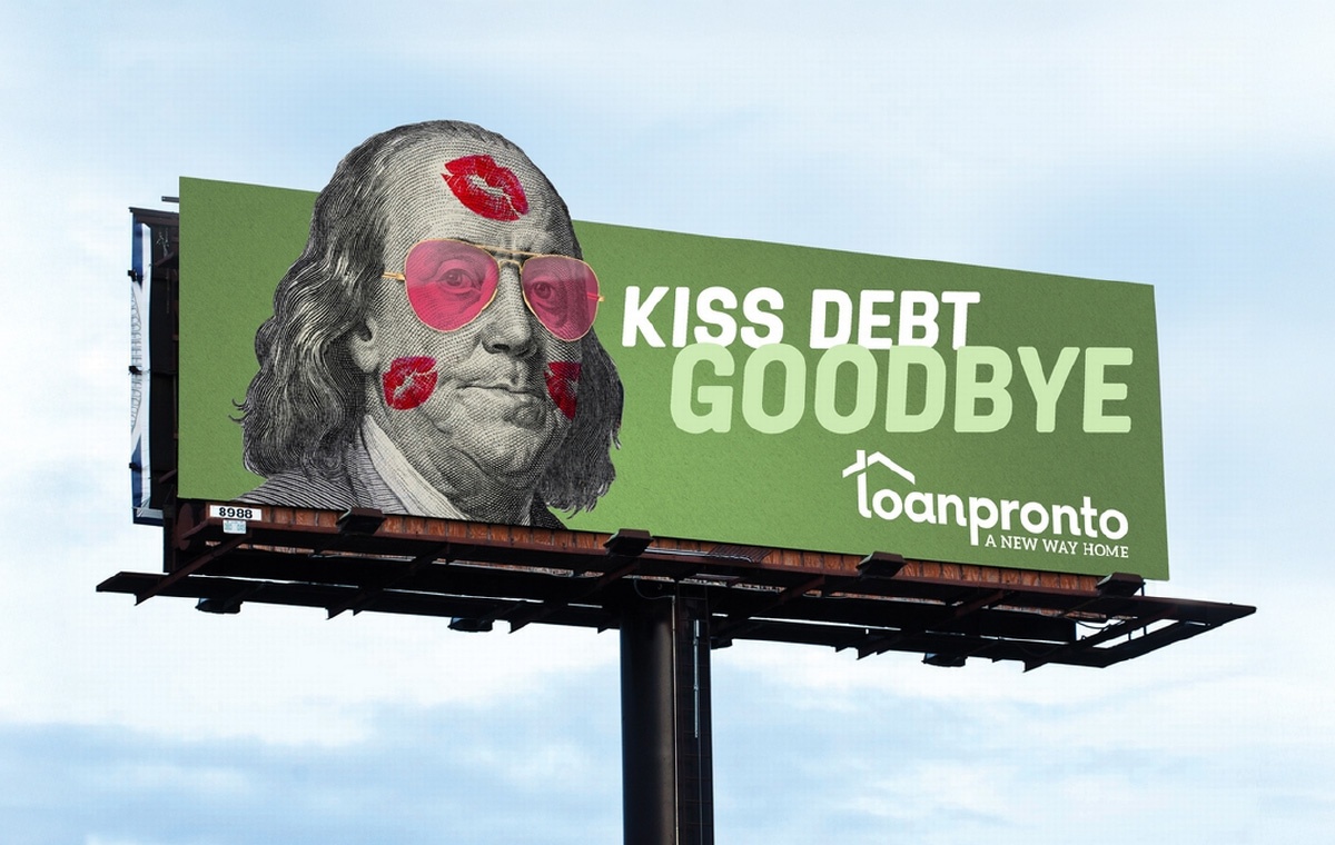 Financial industry lookbook billboard