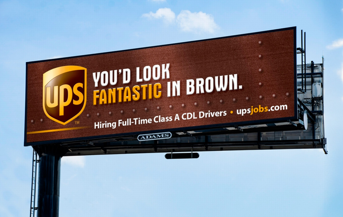 Recruitment industry lookbook billboard